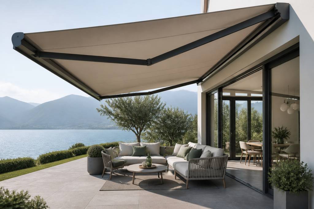 Store banne terrasse monobloc : les tendances design du moment